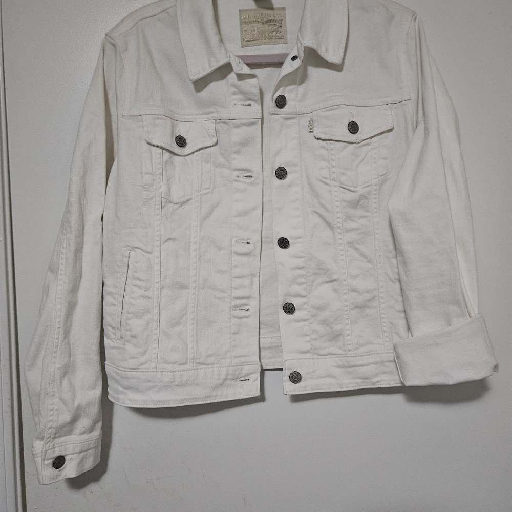 Levi's Strauss Denim White Jacket